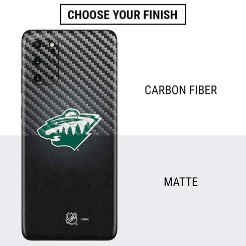 NHL Minnesota Wild Black Background Galaxy S20 Plus Skin